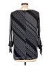 Pale Sky 100% Polyester Black 3/4 Sleeve Blouse Size L - photo 2