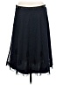 Old Navy 100% Polyester Stars Black Formal Skirt Size 8 - photo 2