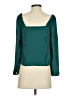 Blue Rain 100% Polyester Teal 3/4 Sleeve Blouse Size XXS - photo 2