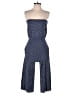 Lord & Taylor Polka Dots Blue Jumpsuit Size 1 - photo 1