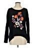 Minkpink Floral Black Pullover Sweater Size XS - photo 1