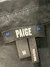 Paige 100% Lyocell Black Long Sleeve Button-Down Shirt Size M - photo 7