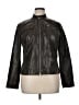 A.L.C. 100% Leather Black Brown Leather Jacket Size XL - photo 1
