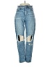 American Eagle Outfitters Hearts Blue Jeans Size 00 - photo 1