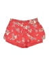 Torrid 100% Polyester Floral Red Shorts Size Med Plus (00) - photo 1