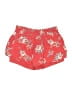 Torrid 100% Polyester Floral Red Shorts Size Med Plus (00) - photo 2