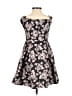 Francesca's 100% Polyester Paisley Black Cocktail Dress Size XS - photo 2