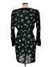 Vero Moda 100% Polyester Print Black Cocktail Dress Size L - photo 2