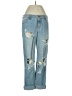 Forever 21 100% Cotton Hearts Blue Jeans Size 25 waist - photo 1