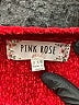 Pink Rose 100% Polyester Red Pullover Sweater Size 7 - photo 3
