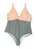 Unbranded Color Block Pink Tan One Piece Swimsuit Size XXL - photo 1