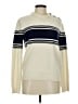 Tory Burch Stripes Ivory Wool Pullover Sweater Size M - photo 1