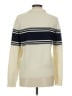 Tory Burch Stripes Ivory Wool Pullover Sweater Size M - photo 2