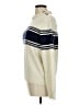 Tory Burch Stripes Ivory Wool Pullover Sweater Size M - photo 5