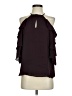 Parker 100% Polyester Burgundy Sleeveless Blouse Size S - photo 1