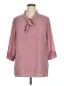 Acevog 100% Polyester Pink 3/4 Sleeve Blouse Size XL - photo 1