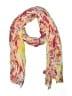 Lulla by Bindya 100% Modal Floral Yellow Pink Scarf One size - photo 1