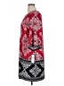 Studio One Paisley Red Casual Dress Size XL - photo 5