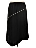 DKNY Solid Black Formal Skirt Size L - photo 2