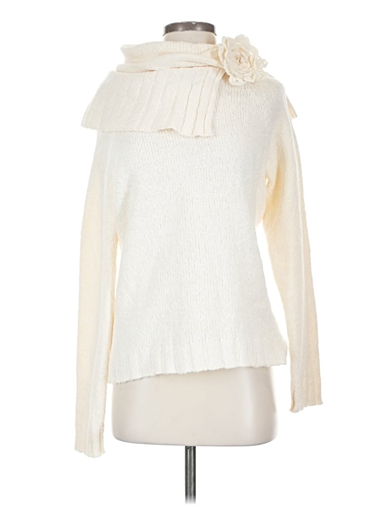 Pre-owned Chadwicks Pullover Sweater In White