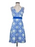 Lola Print Blue Cocktail Dress Size S - photo 1