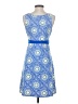 Lola Print Blue Cocktail Dress Size S - photo 2