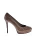 Stuart Weitzman Brown Heels Size 9 1/2 - photo 1