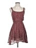 Lucca Couture 100% Polyester Hearts Red Casual Dress Size XS - photo 1