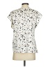 Pleione 100% Polyester Silver Short Sleeve Blouse Size S - photo 2