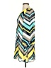 Point 100% Polyester Chevron-herringbone Yellow Casual Dress Size S - photo 5