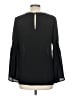 MICHAEL Michael Kors 100% Polyester Black Long Sleeve Blouse Size M - photo 2