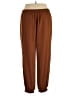 Shein Curve 100% Polyester Solid Brown Casual Pants Size 1X - photo 2