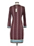 Max Studio Tweed Burgundy Casual Dress Size XS - photo 2