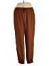 Shein Curve 100% Polyester Solid Brown Casual Pants Size 1X - photo 1