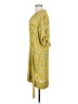 BCBGMAXAZRIA 100% Polyester Paisley Yellow Casual Dress Size S - photo 5