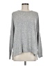 Love Charm Metallic Silver Pullover Sweater Size M - photo 1
