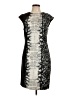 Magaschoni Graphic Black Cocktail Dress Size 10 - photo 1