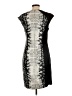 Magaschoni Graphic Black Cocktail Dress Size 10 - photo 2