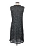 Lucky Brand 100% Polyester Metallic Silver Cocktail Dress Size S - photo 2