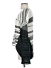 ANGL 100% Acrylic Stripes Gray Pullover Sweater Size S - photo 5