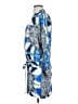 Marciano Print Blue Cocktail Dress Size XS - photo 5