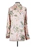 Guess Floral Pink Long Sleeve Blouse Size S - photo 2