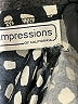 Impressions 100% Polyester Animal Print Black Long Sleeve Blouse Size 10 - photo 7