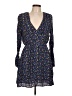 Zara Floral Blue Casual Dress Size L - photo 1