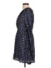 Zara Floral Blue Casual Dress Size L - photo 5