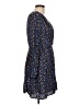 Zara Floral Blue Casual Dress Size L - photo 4