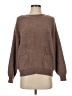 Lou & Grey 100% Polyester Marled Solid Brown Pullover Sweater Size XXS - photo 1
