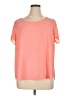 Torrid 100% Polyester Orange Short Sleeve Blouse Size 1X Plus (1) - photo 1