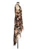 Venus 100% Polyester Floral Brown Black Cocktail Dress Size M - photo 4