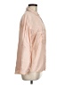 Zara Basic Color Block Orange Pink 3/4 Sleeve Button-Down Shirt Size M - photo 4